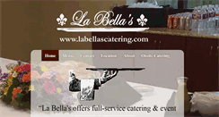 Desktop Screenshot of labellascatering.com