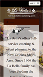 Mobile Screenshot of labellascatering.com